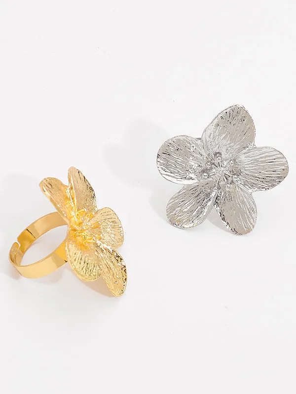 Flower Shape Rings Accessories   Necklaces Accessories