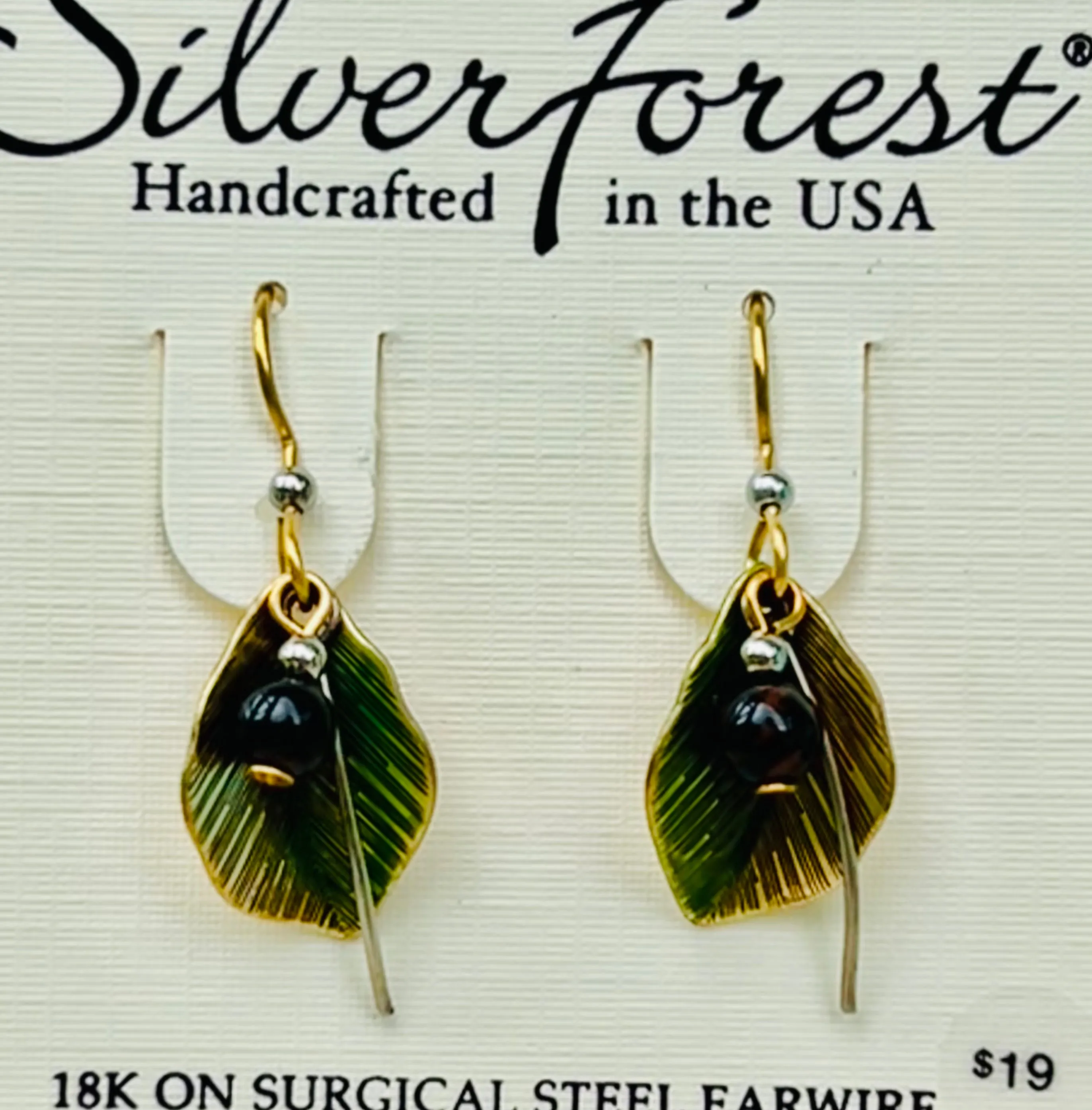 FOLDED LEAF W/ JASPER & WISP