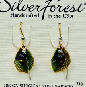 FOLDED LEAF W/ JASPER & WISP