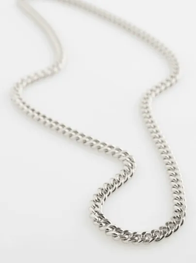 Fuchsia Necklace // Silver