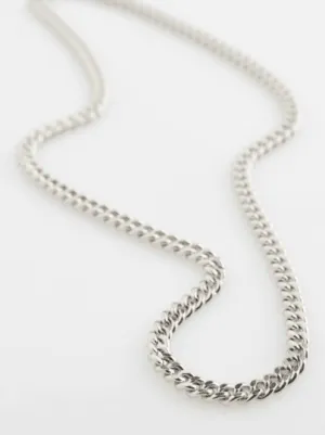 Fuchsia Necklace // Silver