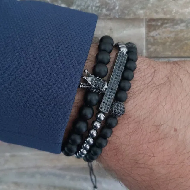 Gold King Crown Bracelet