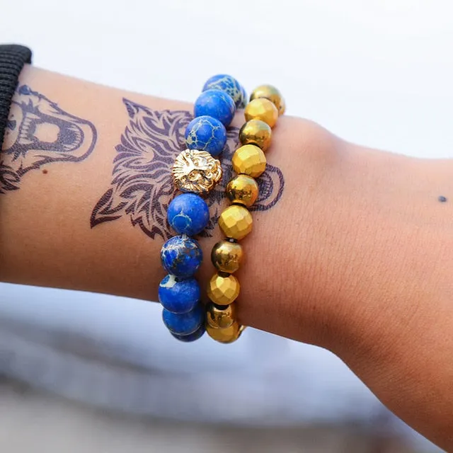 Gold King Crown Bracelet