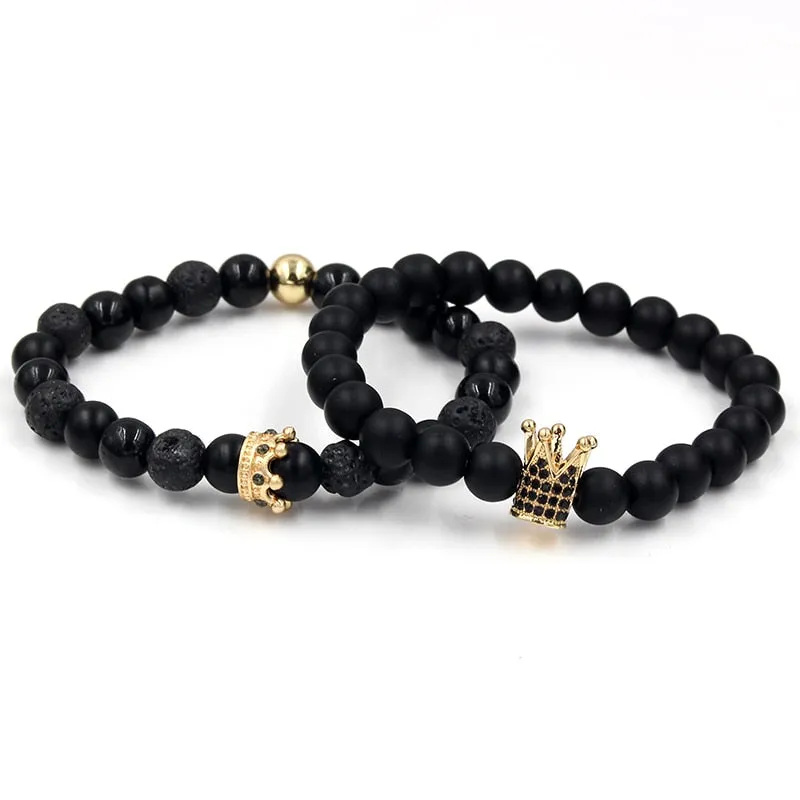 Gold King Crown Bracelet