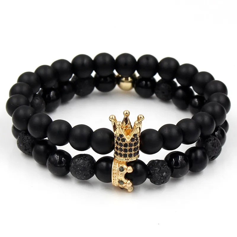 Gold King Crown Bracelet