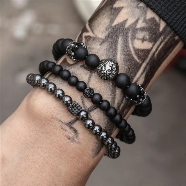 Gold King Crown Bracelet