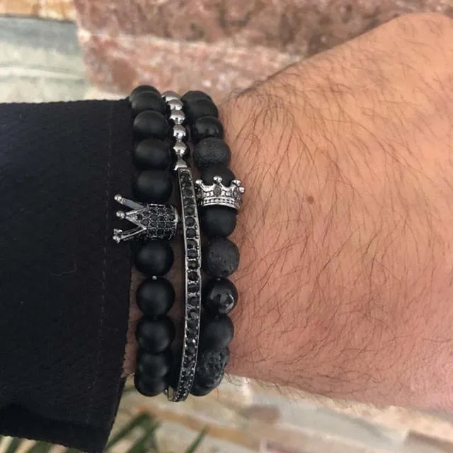 Gold King Crown Bracelet