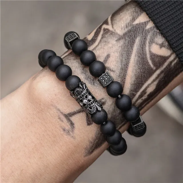 Gold King Crown Bracelet