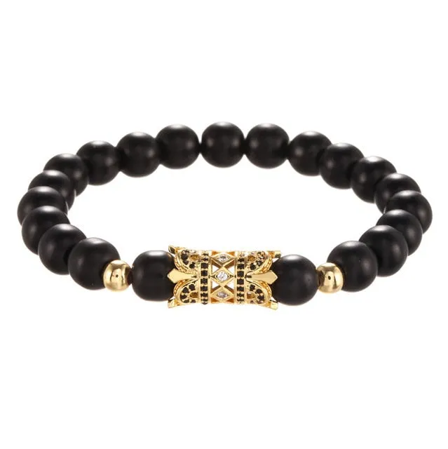 Gold King Crown Bracelet