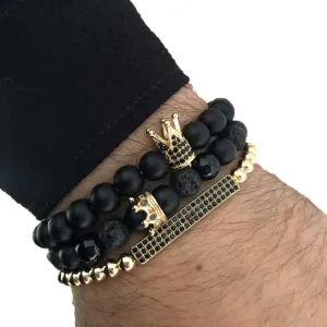 Gold King Crown Bracelet