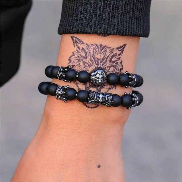 Gold King Crown Bracelet