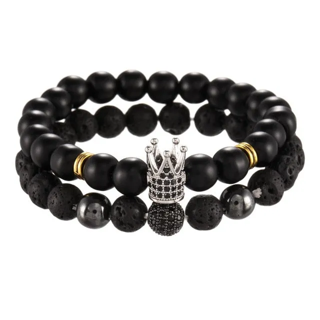 Gold King Crown Bracelet