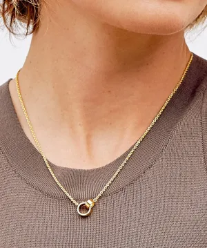Gorjana Rose Interlocking Necklace - Gold