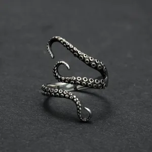 Gothic Deep Sea Octopus Ring