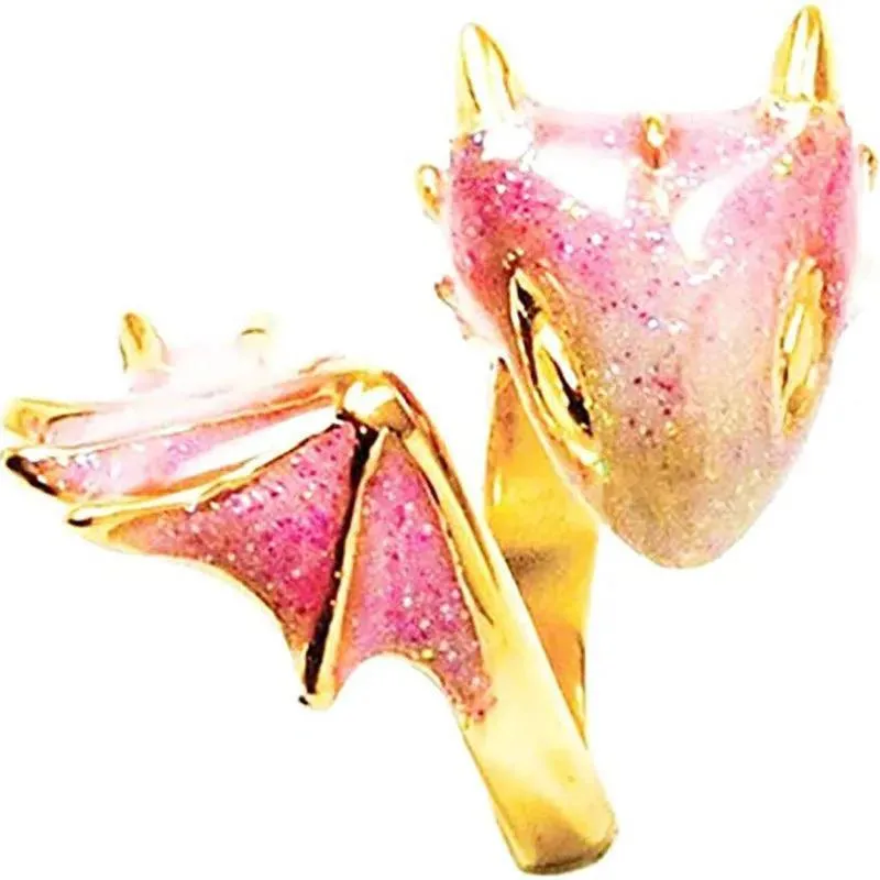 Gothic Punk Dragon Retro Viking Animal Adjustable Finger Rings for Women and Girls - Personality Magical Jewellery Gifts