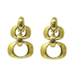 Graduated Link Clip Earrings