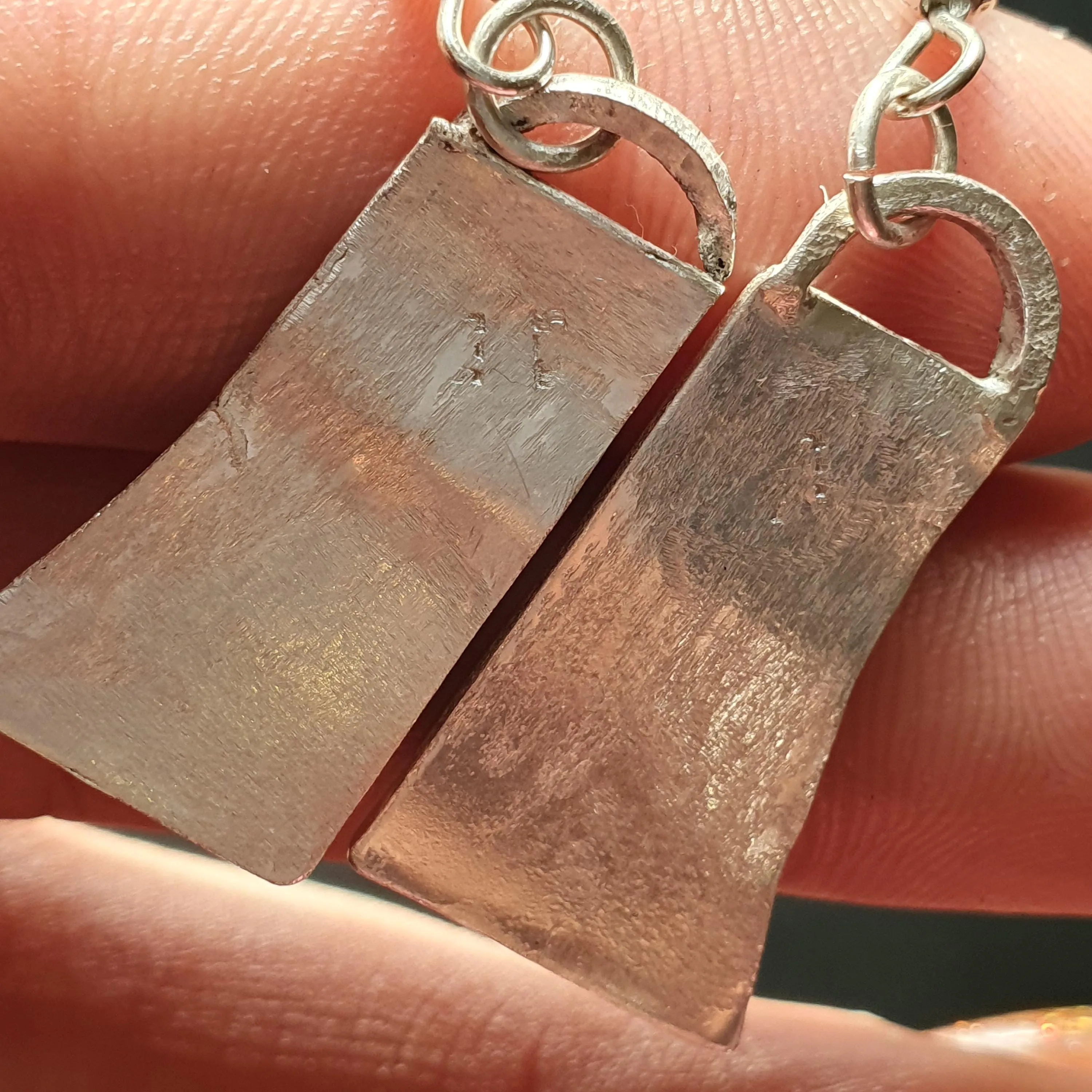 Handcrafted Silver Earrings with Green Sea Glass Accents made in Sterling Silver 925 great for Gifts add a touch of Rustic Elegance