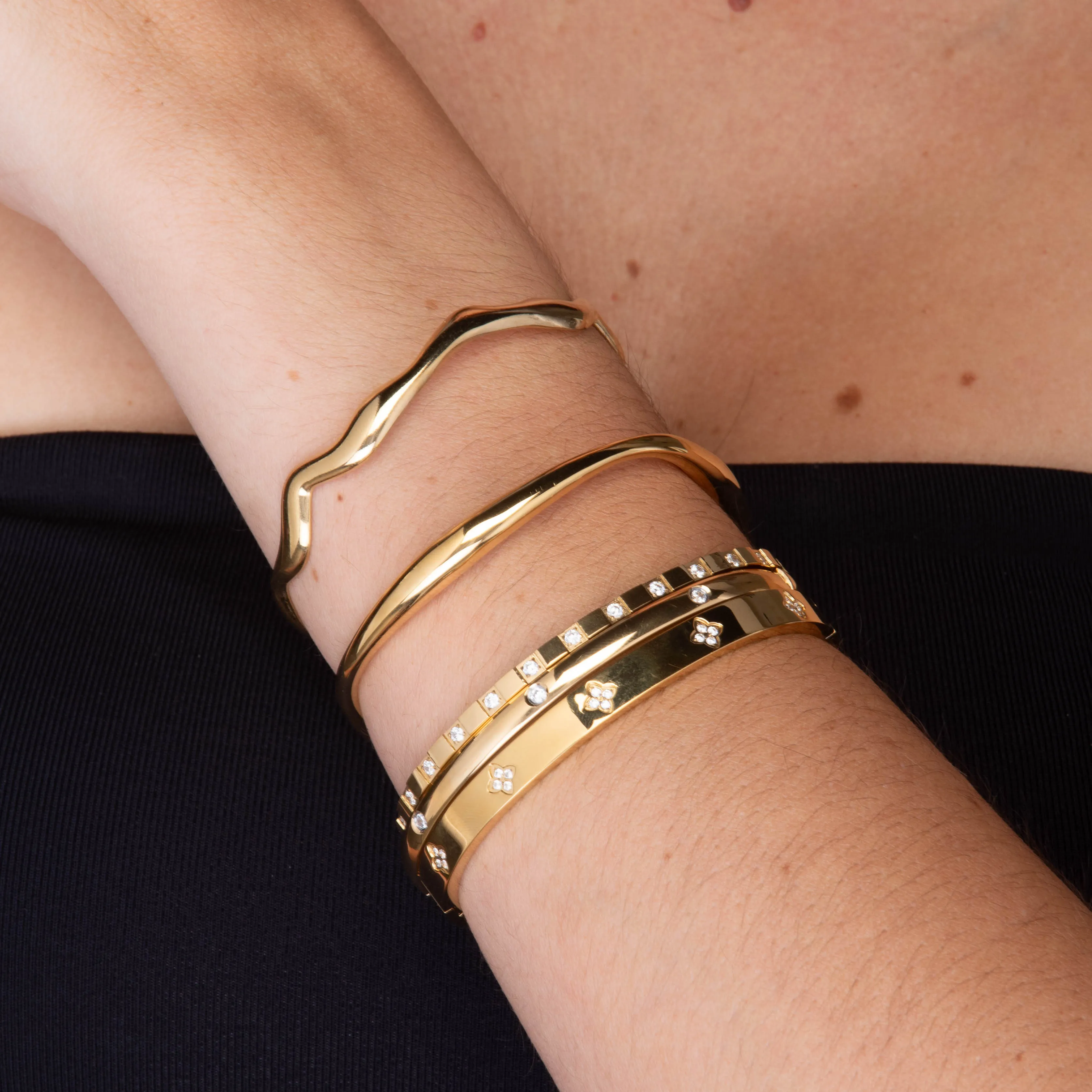 Harmony Open Cuff Bangle