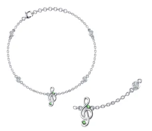 Harmony Sterling Silver Anklet
