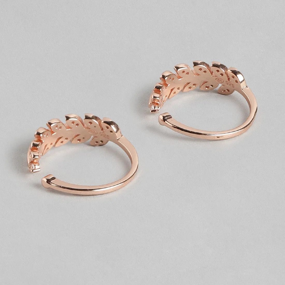Heart-CZ rose Gold Plated 925 Jewellery Set