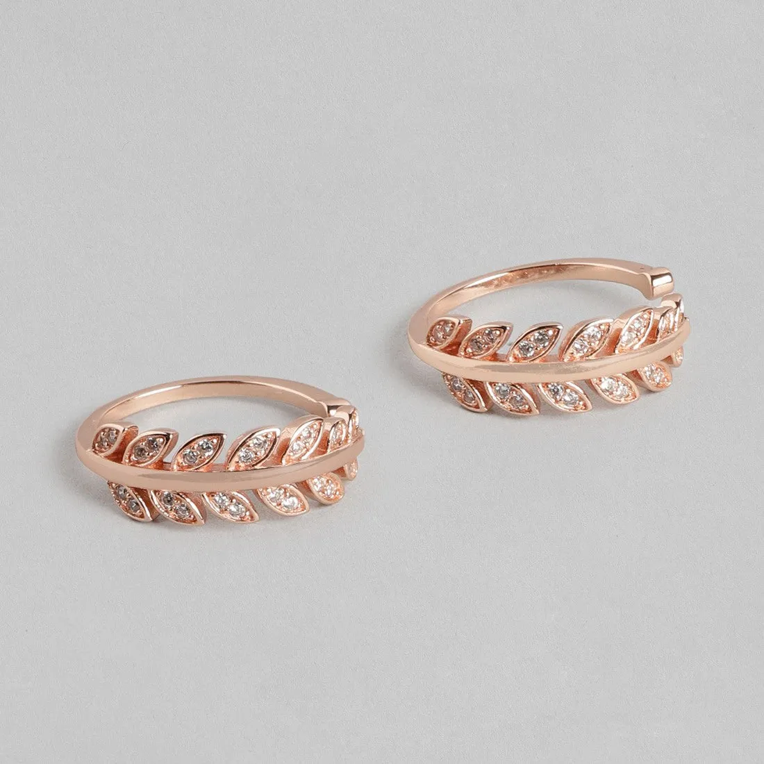Heart-CZ rose Gold Plated 925 Jewellery Set