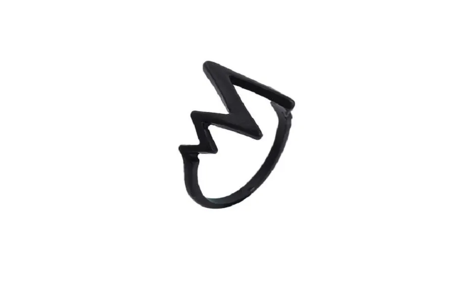 Heartbeat Figure Lovers' Lightning Finger Ring