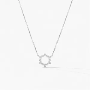 Hearts on Fire Aerial Eclipse Pendant in 18k White Gold