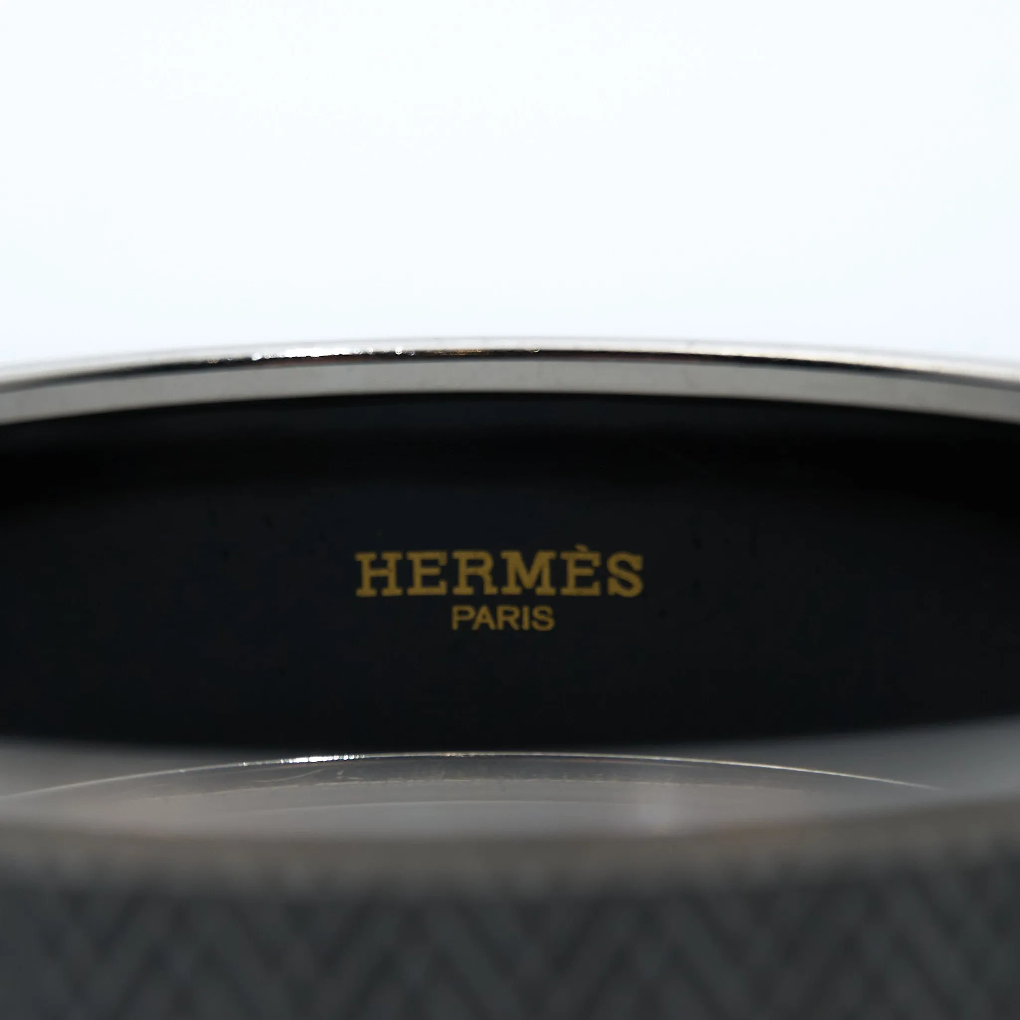 Hermes Enamel Spirographic Blue Bangle
