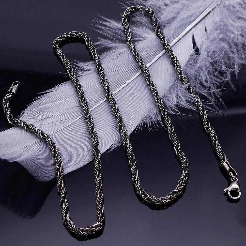 Hiphop Necklace Men Classic Stainless Steel Chain Mens Necklaces Gifts For Women