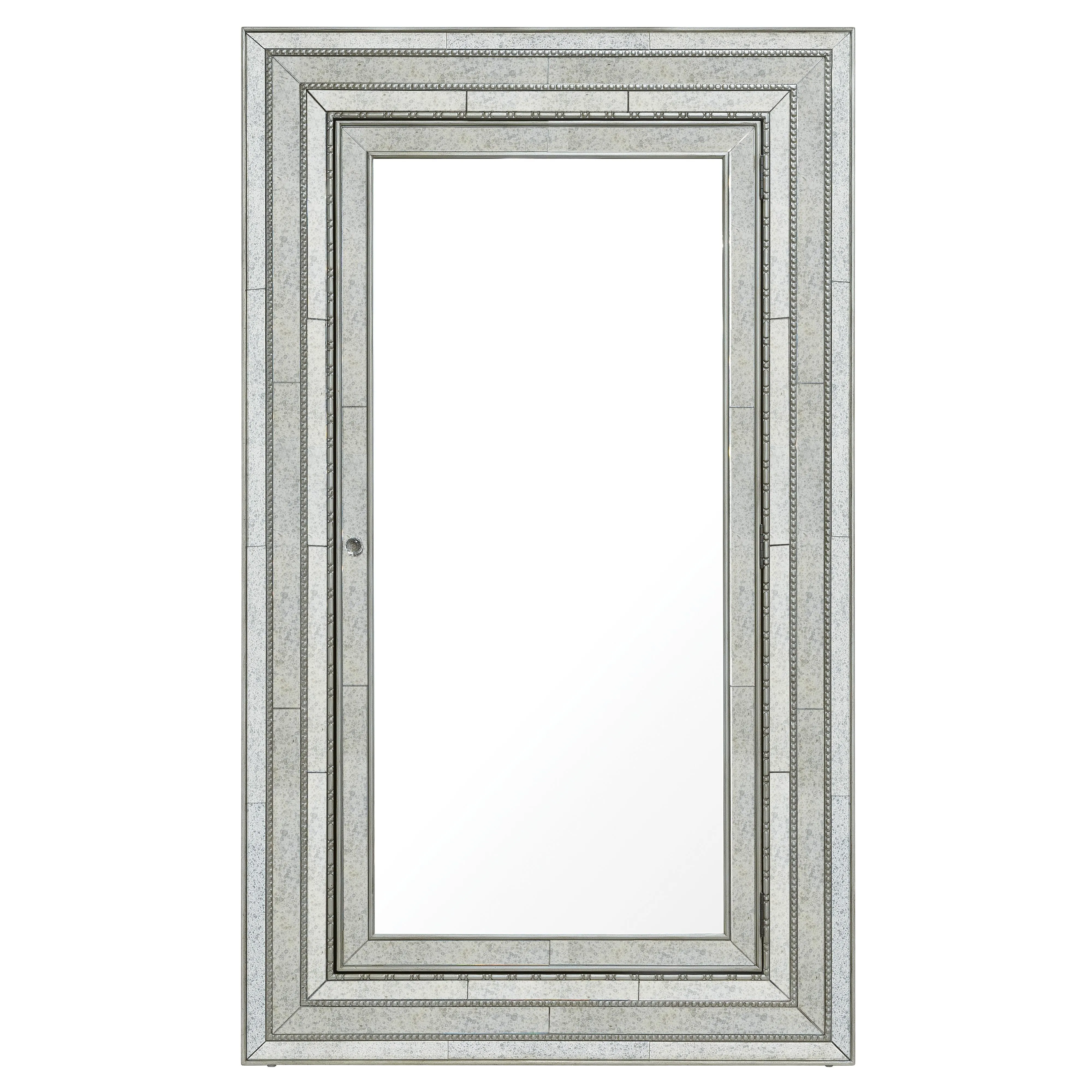 Hooker Furniture 638-50012 Melange Glamour Floor Mirror withJewelry Armoire Storage