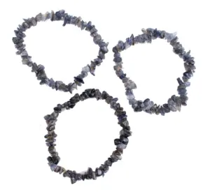 IOLITE CHIP STONE BRACELET