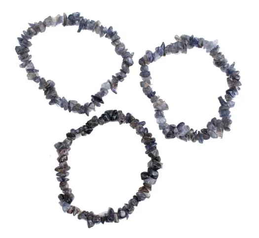 IOLITE CHIP STONE BRACELET