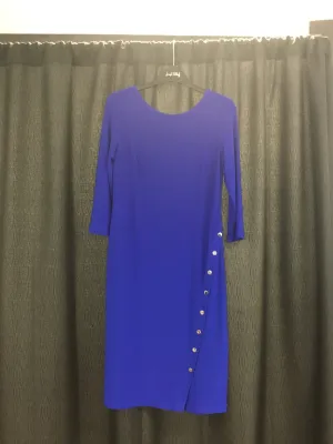Joseph Ribkoff Dress w/ Silver Rivets Royal Sapphire 223173