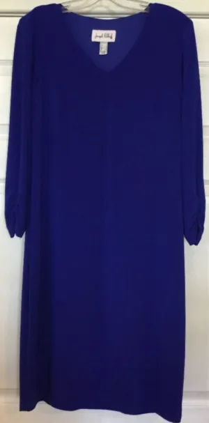 Joseph Ribkoff Long Sleeve Dress Royal Sapphire Style 191014