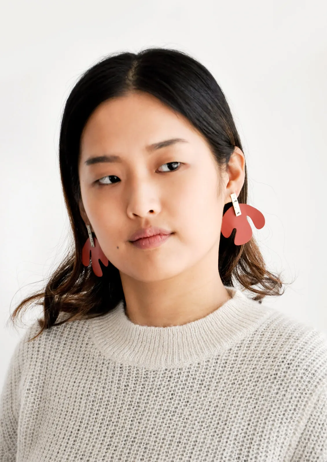 Leaf Cut Out Earrings