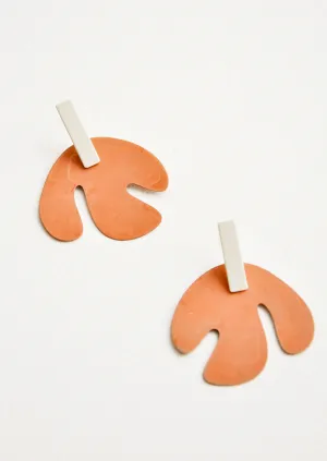 Leaf Cut Out Earrings