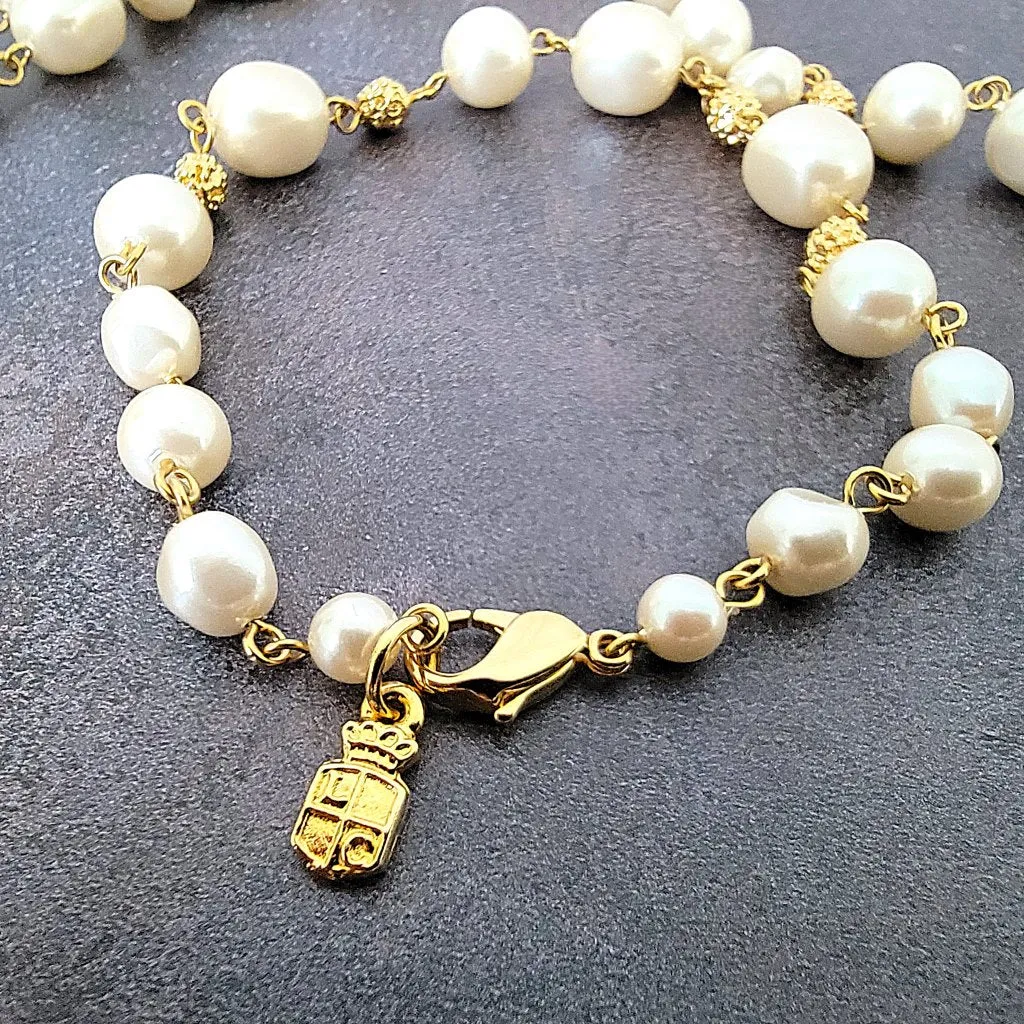 Long Faux Pearl Necklace Liz Claiborne