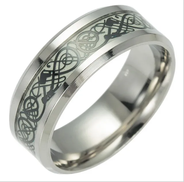 Luminous glow in the dark Dragon Rings for Men or Women