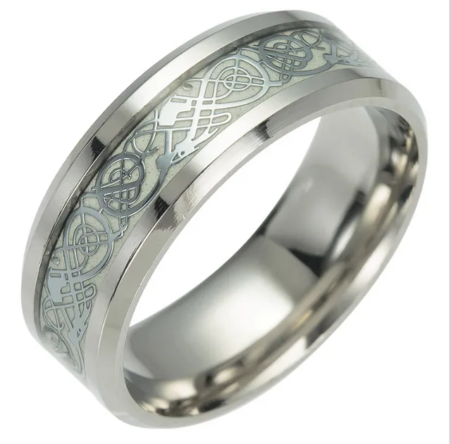 Luminous glow in the dark Dragon Rings for Men or Women