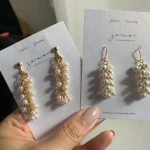 Luxury Small Pearl Pierce/Earrings