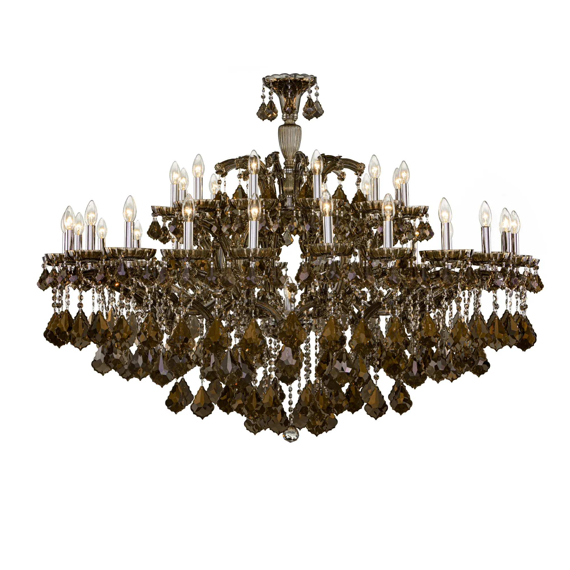 Maria Theresa Chandelier - 37 Bulbs - Chrome