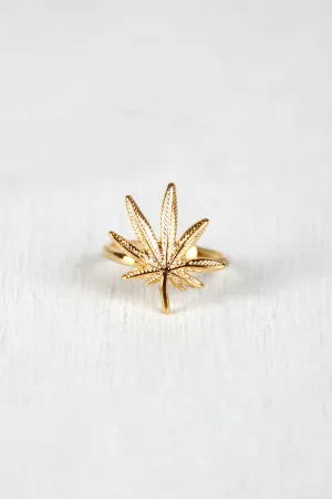 Mary Jane's Leaf Ring