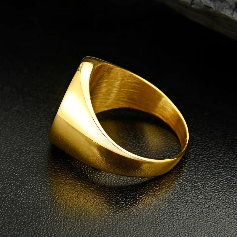 Mens Compass fashion Ring
