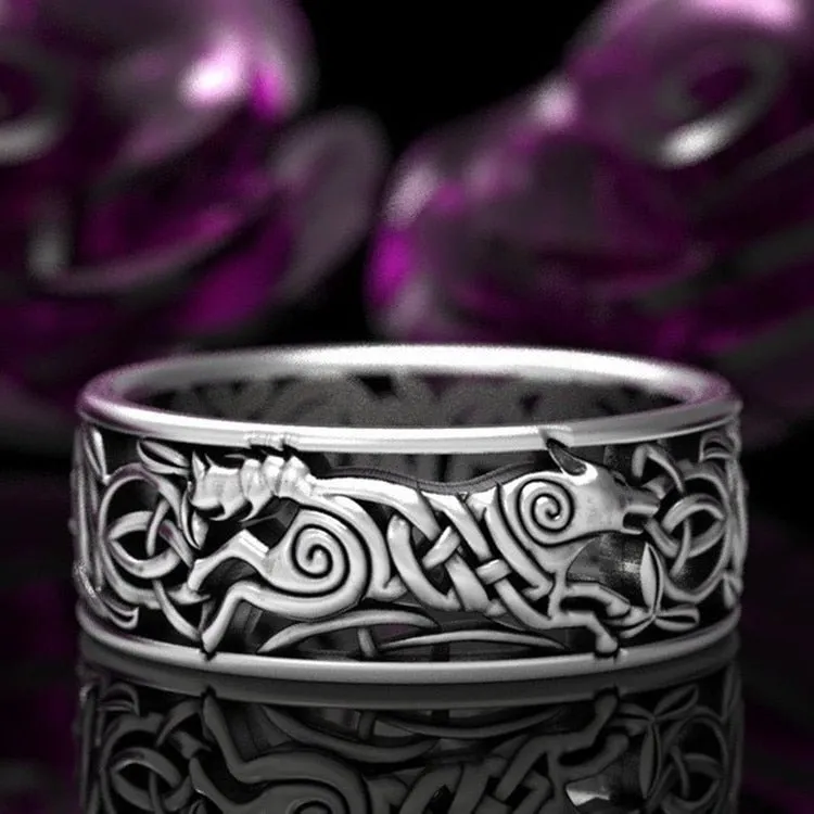 Mens Viking Nordic Mythology Rings | Mens Jewelry Rings