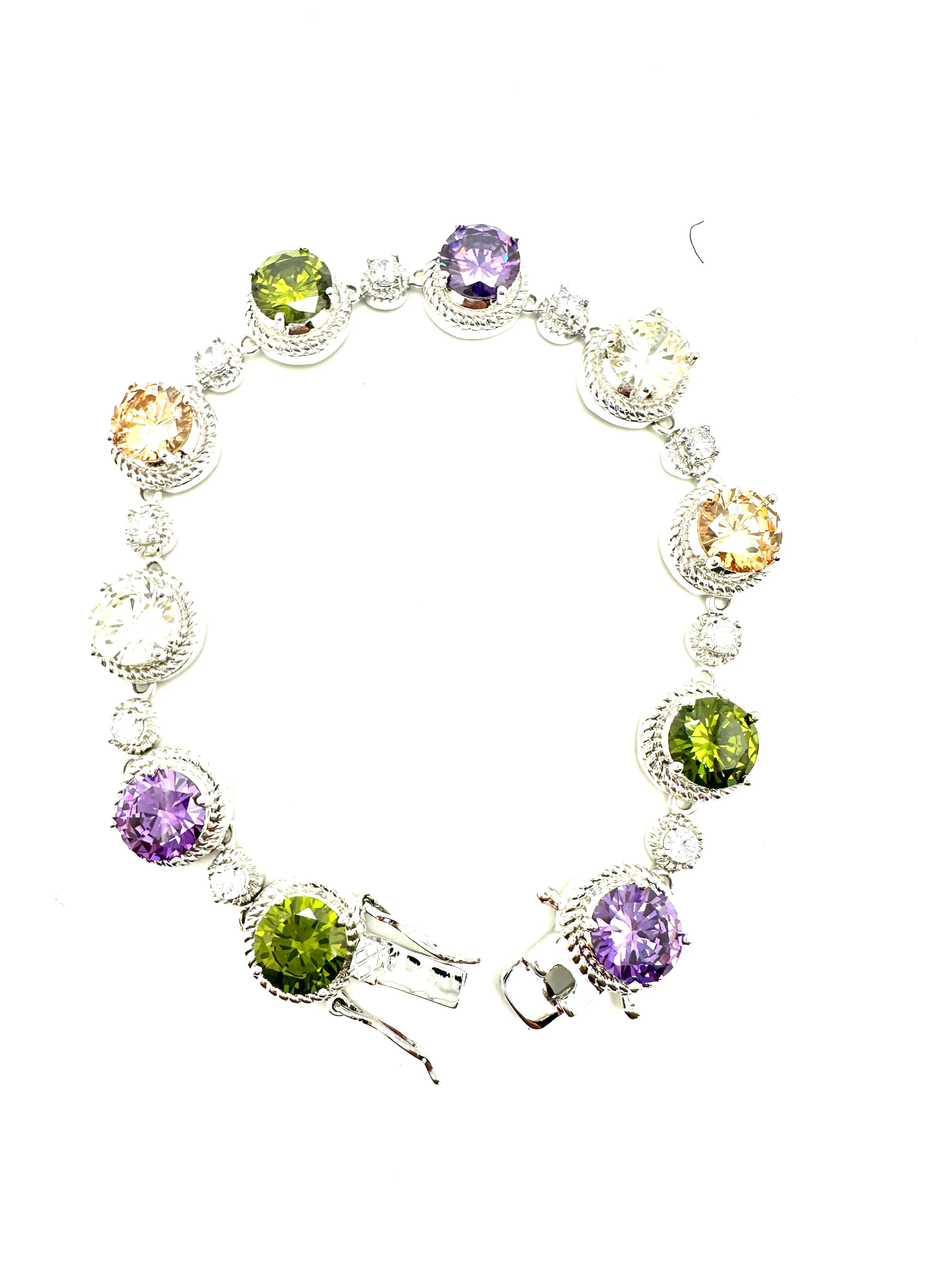 Multi Color CZ Bracelet