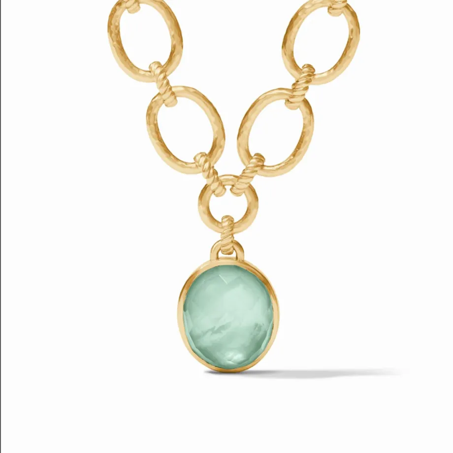 Nassau Aquamarine Statement Necklace