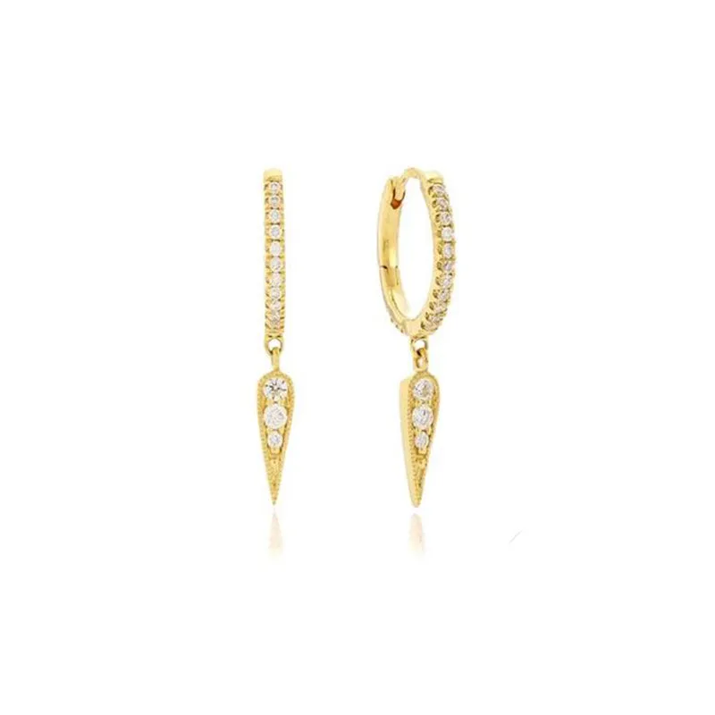 Naya Sterling Silver Earrings plated in 18K Gold