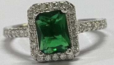 NEW Luxury Handmade Square Cut  AAAA Quality CZ Diamonds  Engagement Promise Rings