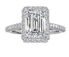 NEW Luxury Handmade Square Cut  AAAA Quality CZ Diamonds  Engagement Promise Rings