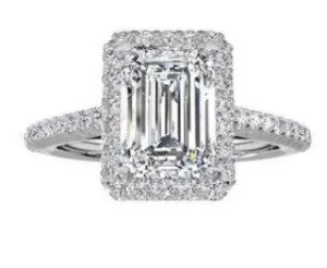 NEW Luxury Handmade Square Cut  AAAA Quality CZ Diamonds  Engagement Promise Rings